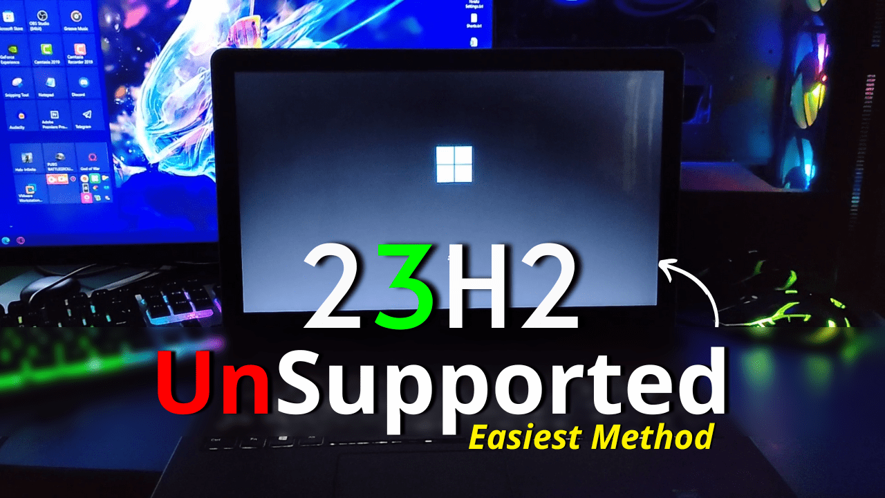 how to update windows 11 22h2 to 23h2 on unsupported pc