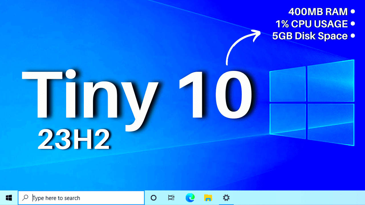 Tiny10 23H2: Windows 10 Lite Download & Installation Guide 2024